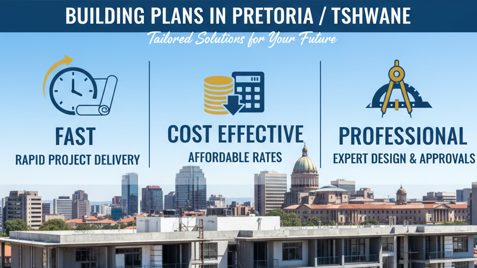 We do building plans in Pretoria, Tshwane, Gauteng